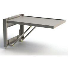 Exam Table for Cats - Wall Mount - Easy Fold -  Stainless Steel